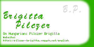 brigitta pilczer business card